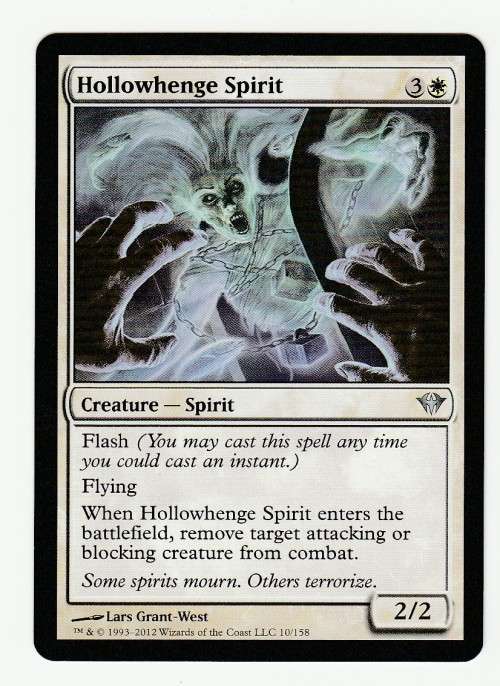 Magic the Gathering 1993-2012 - Hollowhenge Spirit - Uncommon - Dark Ascension