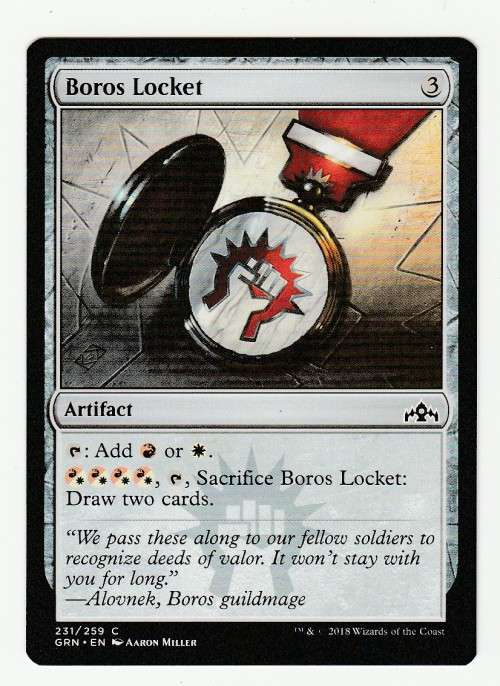 Magic the Gathering 2018 - Boros Locket - Common - Guilds of Ravnica