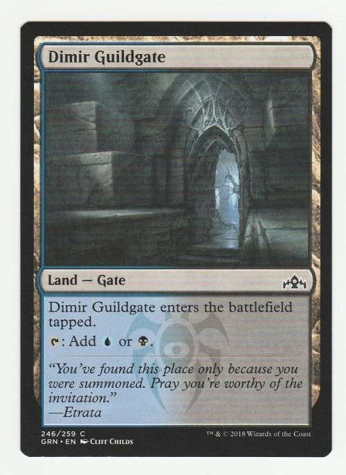 Magic the Gathering 2018 - Dimir Guildgate - Common - Guilds of Ravnica