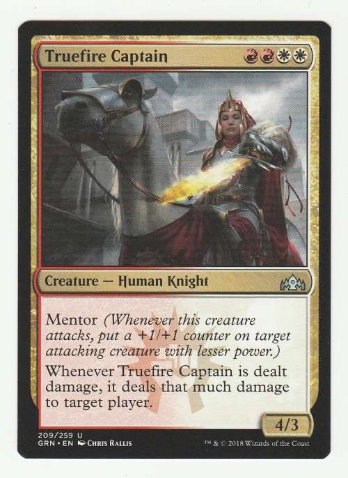Magic the Gathering 2018 - Truefire Captain - Uncommon - Guilds of Ravnica