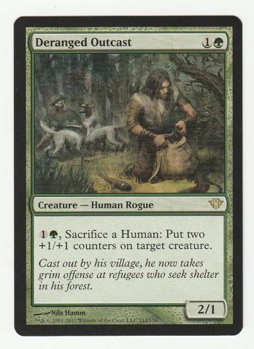 Magic the Gathering 1993-2012 - Deranged Outcast - Rare - Dark Ascension