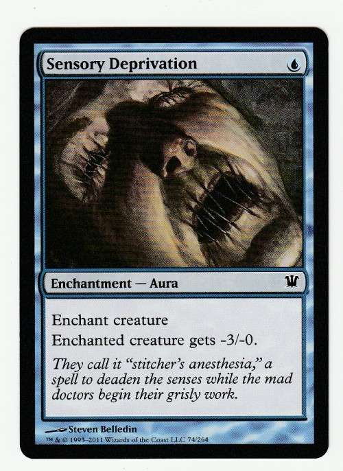 Magic the Gathering 1993-2011 - Sensory Deprivation  - Common - Innistrad