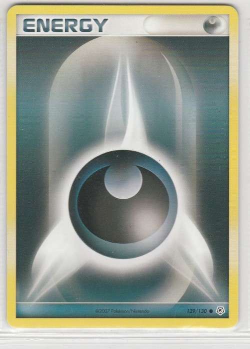 2007 Pokemon/Nintendo - Gen IV Diamond and Pearl - Darkness Energy 129/130