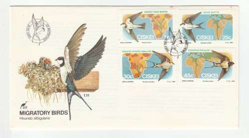 1984 Ciskei Migratory Birds FDC 1.11