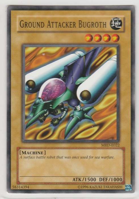 Yu-Gi-Oh! - Ground Attacker Bugroth - Metal Raiders (MRD-E022) - Common