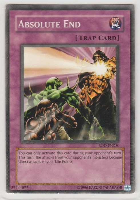 Yu-Gi-Oh! - Absolute End - Soul of the Duelist (SOD-EN050) - Common