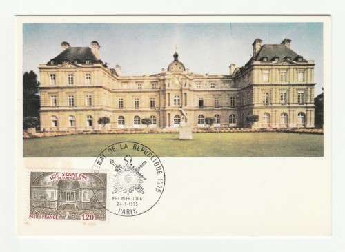1975 France 24/05/75 Centenaire Du Senat 1875 - 1975 Maxicard