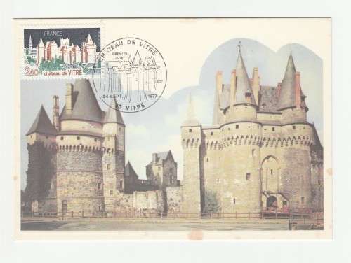 1977 France 24/09/77 Chateau De Vitre Maxicard