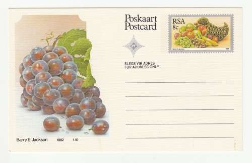 1982 RSA Fruit Postcard Set 1-10