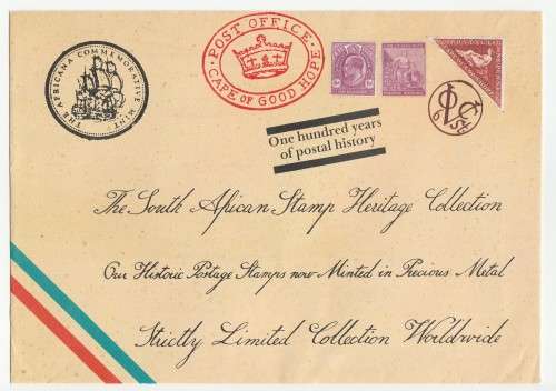 RSA The South African Stamp Heritage Collection Commemorative Cover
