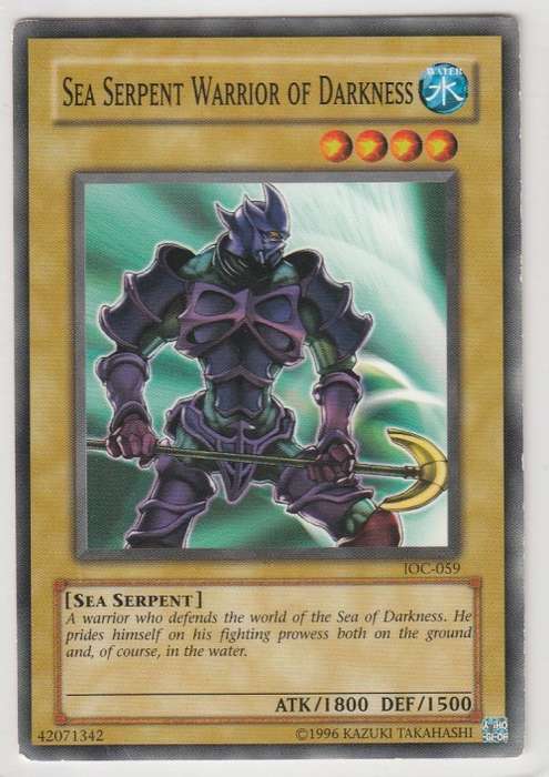 Yu-Gi-Oh! - Sea Serpent Warrior of Darkness - Invasion of Chaos (IOC-059) - Common