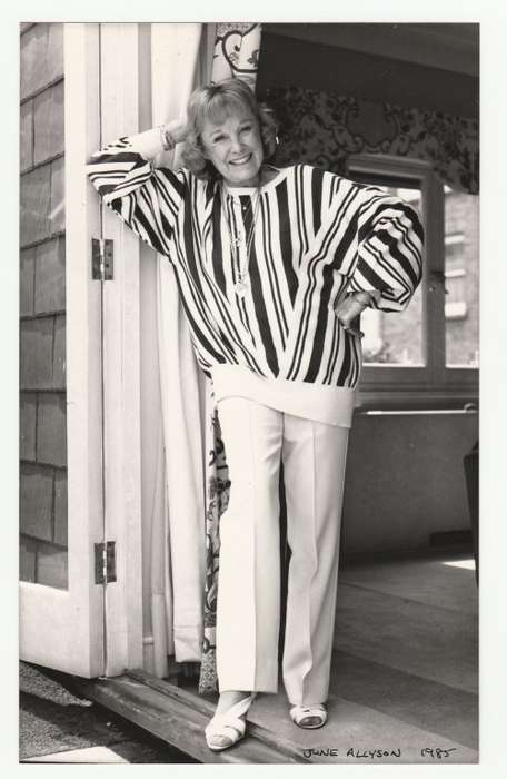 Vintage Press Photograph Newspaper Archive - June Allyson - 17.6.1985
