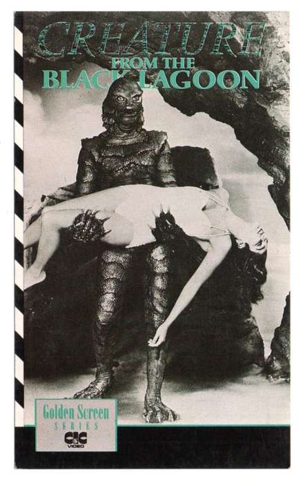 Postcard - The Golden Screen Series CIC Video - Creature From The Black Lagoon