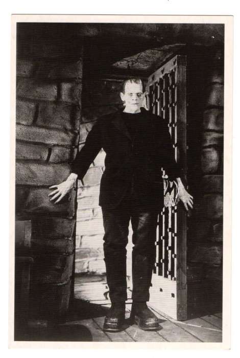 Boris Karloff - Frankestein Postcard