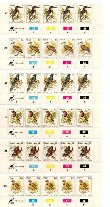 Ciskei 1981/12/04 First Definitive Series Control Block Set