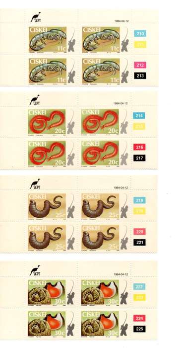 Ciskei 1984/01/06 Indigenous Forrest Trees 2nd set of the series Control Block Set