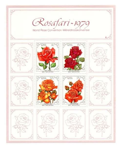 RSA 1979 Rosafari 1979 Miniature Sheet