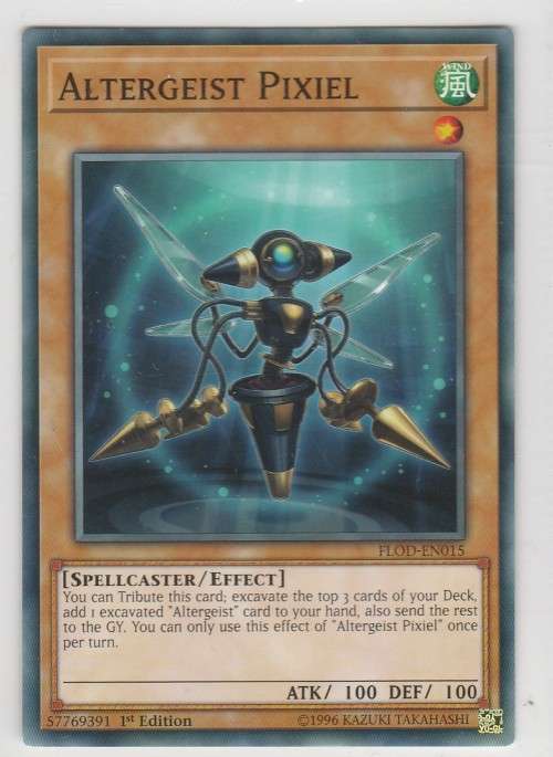 Yu-Gi-Oh! - Altergeist Pixiel - Flames of Destruction (FLOD-EN015) - Common- 1st Edition