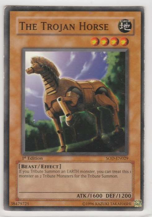 Yu-Gi-Oh! - The Trojan Horse - Soul of the Duelist (SOD-EN029) - Common- 1st Edition