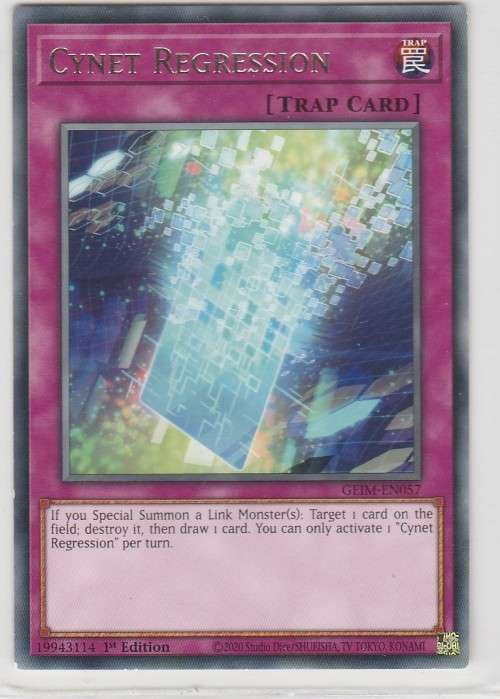 Yu-Gi-Oh! - Cynet Regression - Genesis Impact (GEIM-EN057) - Rare - 1st Edition