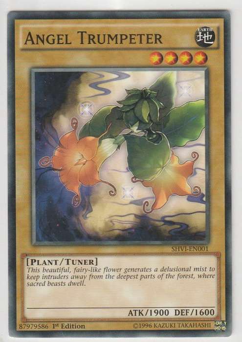 Yu-Gi-Oh! - Angel Trumpeter - Shining Victories (SHVI-EN001) - Short Print- 1st Edition