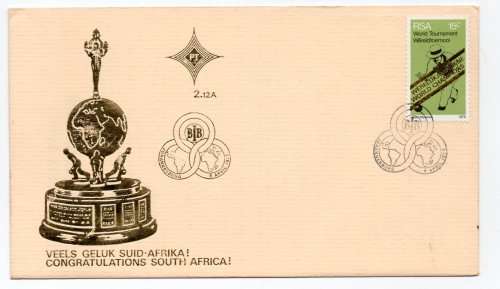 1976 RSA Third World Bowls Championships FDC 2.12A