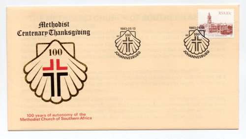 1983 RSA Methodist Centenary Thanksgiving Commemorative Cover