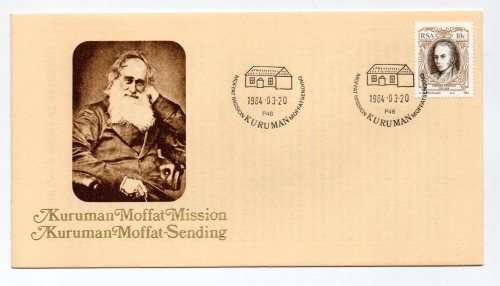 1984 RSA Kuruman Moffat Mission Commemorative Cover