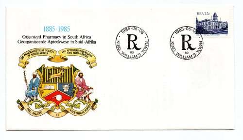 1985 RSA Organized Pharmacy in South Africa Commemorative Cover