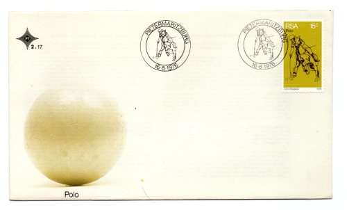1976 RSA Sport in South Africa Polo FDC 2.17