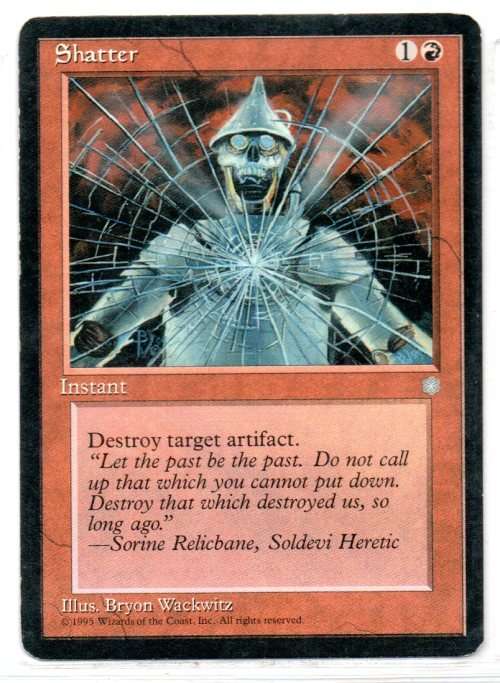 Magic The  Gathering 1995 - Shatter - Common - Ice Age