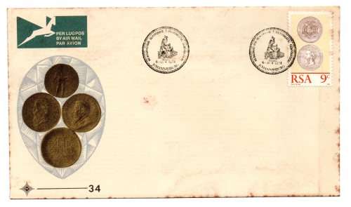 1974 RSA Numismatic Convention FDC 34