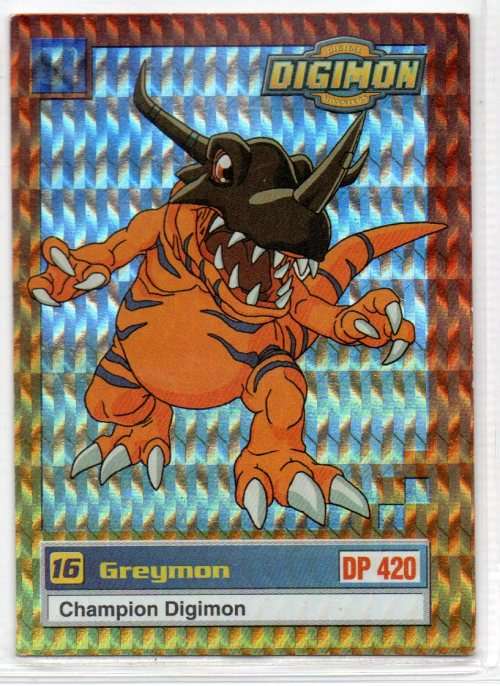 1999 Bandai Upper Deck Digimon Series 1 - Greymon 19/34