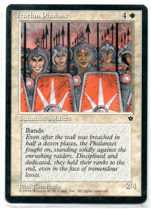 Magic The Gathering 1994 - Icatian Phalanx - Uncommon - Fallen Empires