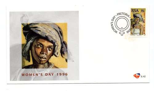 1996 RSA National Women`s Day FDC 6.42