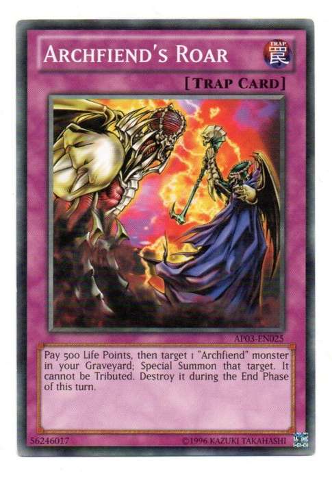 Yu-Gi-Oh! - Archfiend`s Roar - Common- Astral Pack Three (AP03-EN025)