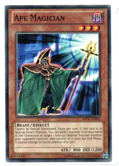 Yu-Gi-Oh! - Ape Magician - Common - Abyss Rising (ABYR-EN092)