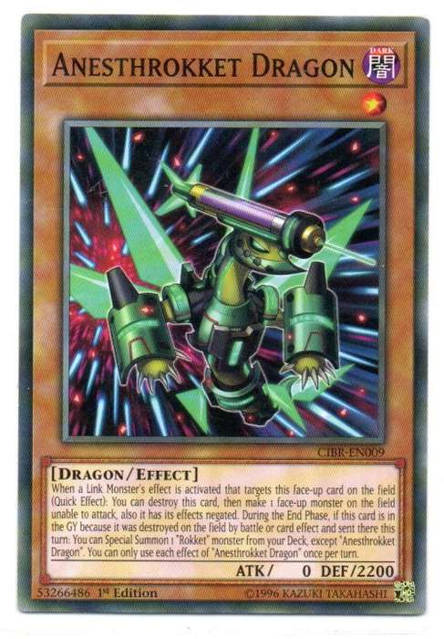 Yu-Gi-Oh! - Anesthrokket Dragon - 1st Ed/Common - Circuit Break (CIBR-EN009)