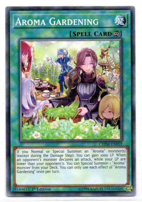 Yu-Gi-Oh! - Aroma Gardening - 1st Ed/Common - Chaos Impact (CHIM-EN059)