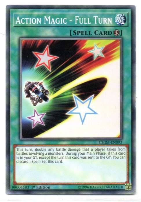 Yu-Gi-Oh! - Action Magic - Full Turn - 1st Ed /Common - Chaos Impact (CHIM-EN093)