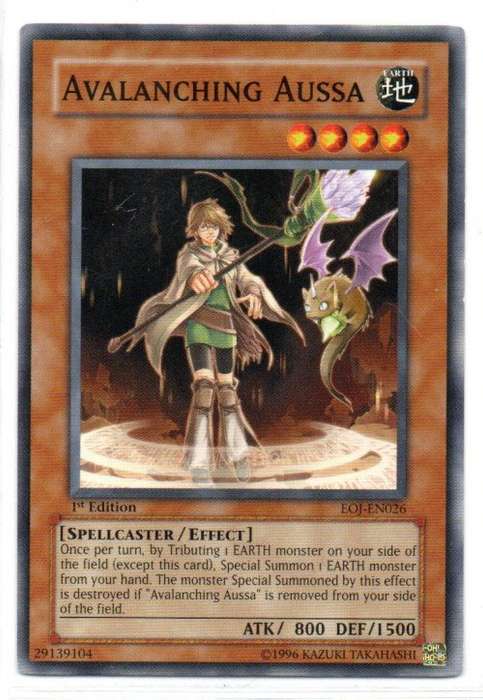 Yu-Gi-Oh! - Avalanching Aussa - 1st Ed/Common - Enemy of Justice (EOJ-EN026)