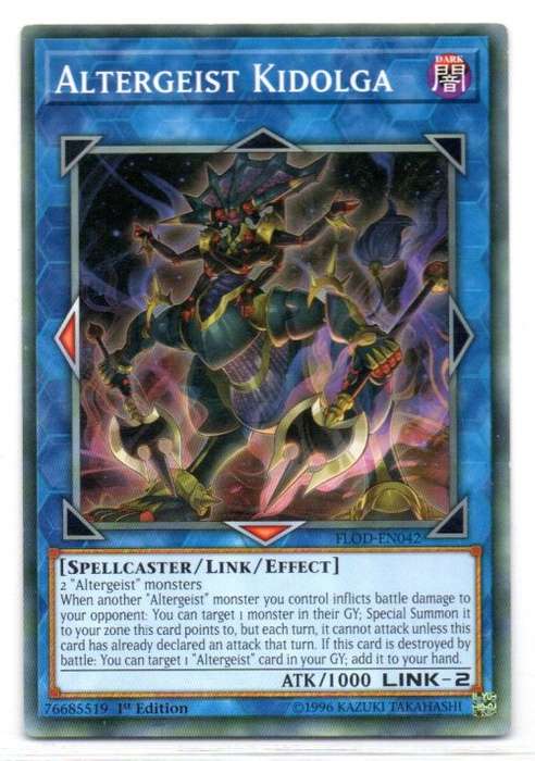 Yu-Gi-Oh! - Altergeist Kidolga - 1st Ed/Common - Flames of Destruction (FLOD-EN042)