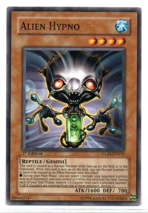 Yu-Gi-Oh! - Alien Hypno - 1st Ed/Common - Gladiator`s Assault (GLAS-EN035)