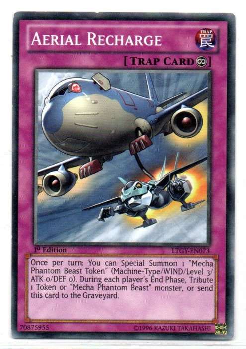 Yu-Gi-Oh! - Aerial Recharge - 1st Ed/ Common - Lord of the Tachyon Galaxy (LTGY-EN073)