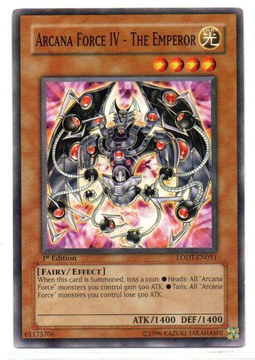Yu-Gi-Oh! - Arcana Force IV - The Emperor - 1st Ed/Common - Light of Destruction (LODT-EN011)