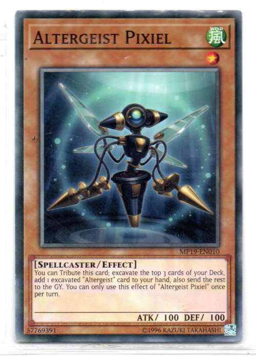 Yu-Gi-Oh! - Altergeist Pixiel - Common - 2019 Gold Sarcophagus Tin Mega Pack (MP19-EN010)