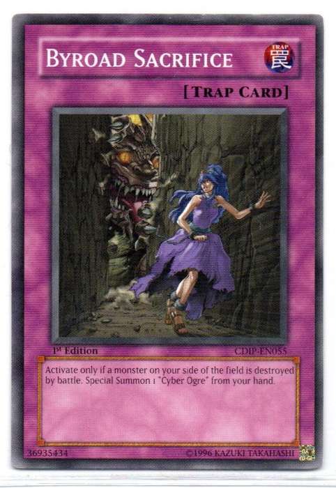 Yu-Gi-Oh! - Byroad Sacrifice - 1st Ed/Common - Cyberdark Impact (CDIP-EN055)