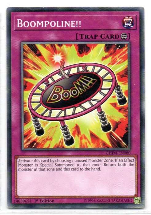 Yu-Gi-Oh! - Boompoline!! - 1st Ed/Common - Chaos Impact (CHIM-EN080)