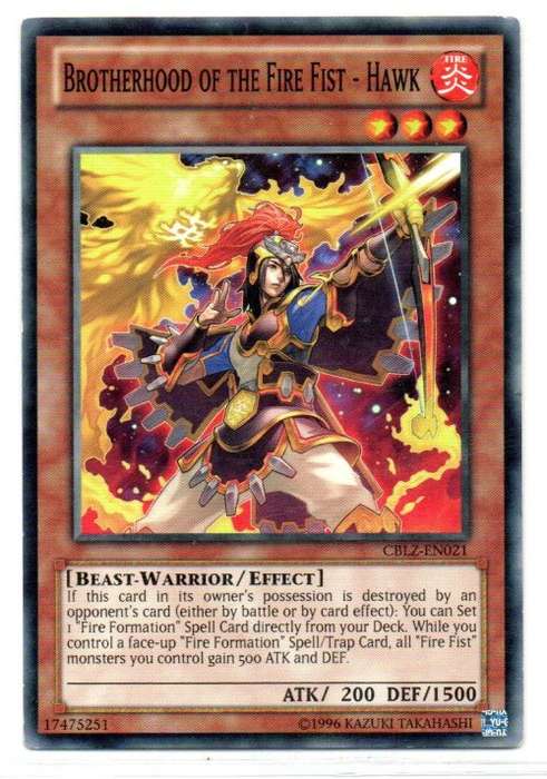 Yu-Gi-Oh! - Brotherhood of the Fire Fist - Hawk - Common - Cosmo Blazer (CBLZ-EN021)