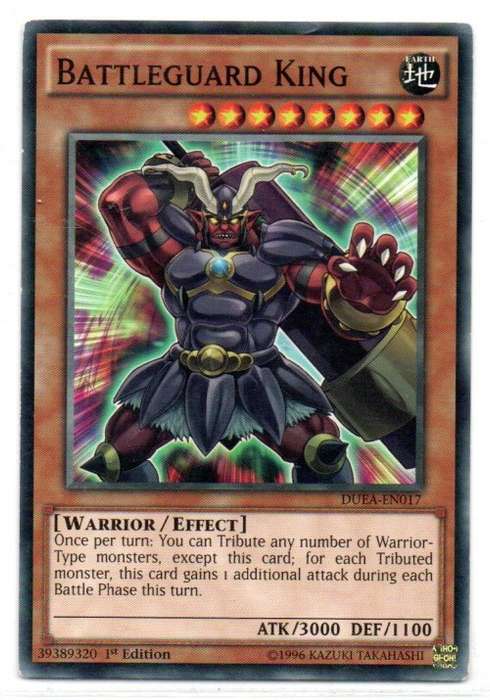 Yu-Gi-Oh! - Battleguard King - 1st Ed/Common - Duelist Alliance (DUEA-EN017)